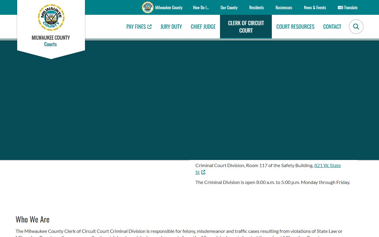 Milwaukee 72 Hour Booking police records image