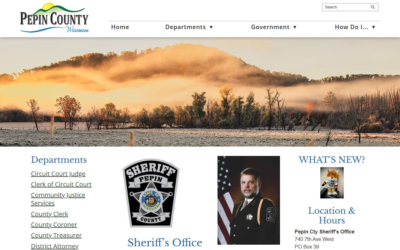 Pepin County 72 Hour Booking sheriff office image