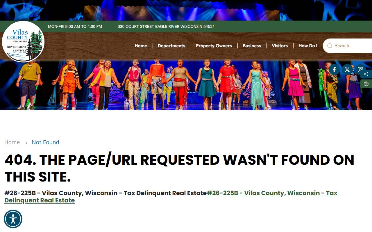 Vilas County 72 Hour Booking image showing the Vilas County sheriff's office